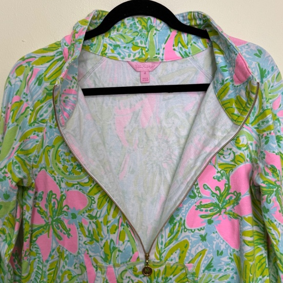 Lilly Pulitzer Skipper Popover Coconut Jungle Jacket in Size M - Picture 6 of 7